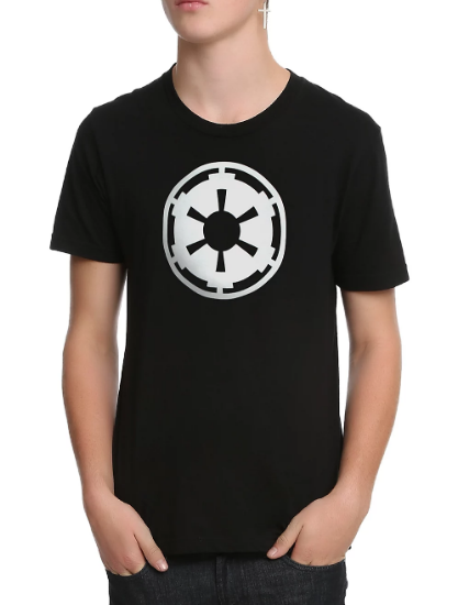 star wars empire logo t shirt